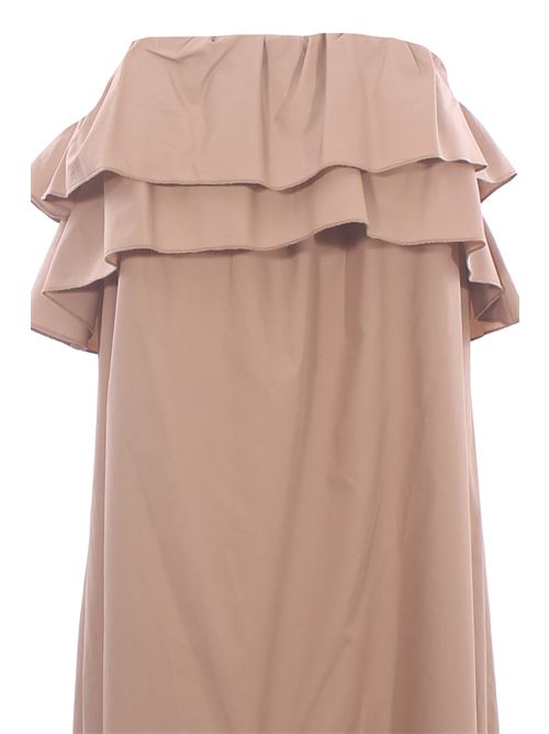 Abito lounguette con balze in popeline di cotone THE M.. | PETRASABBIA